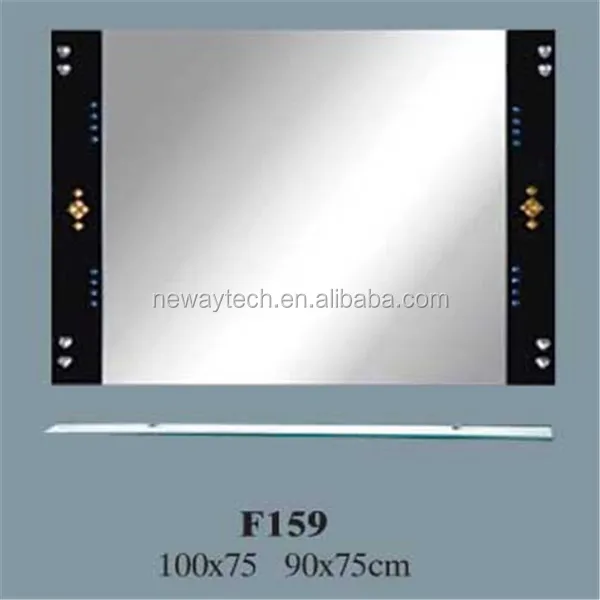 High quality wall mounted sliding bathroom mirror cabinet with shelf