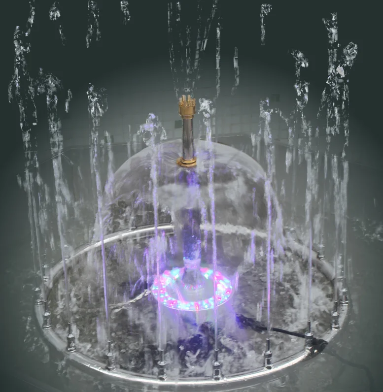 70CM Small Indoor Artificial Dancing Musical Water Fountain Double Nozzle Mini Fountain