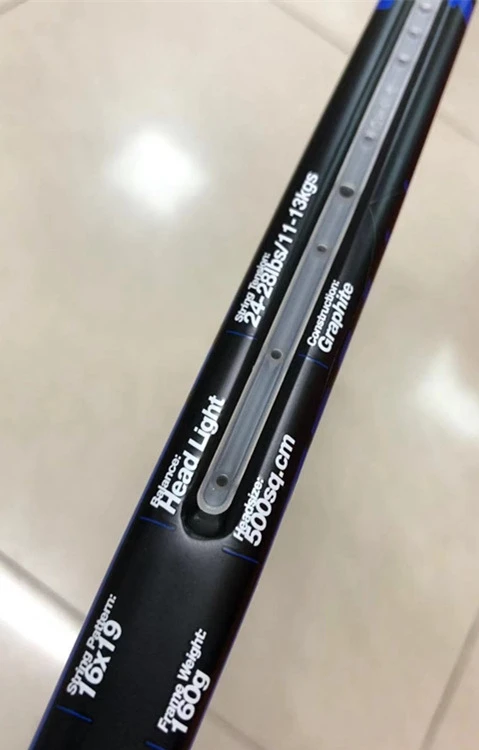 Wholesale custom high quality graphite/carbon fiber composite one-piece squash racket