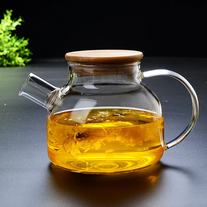 1000ML Glass teapot with filter for sale,pyrex glass tea pot