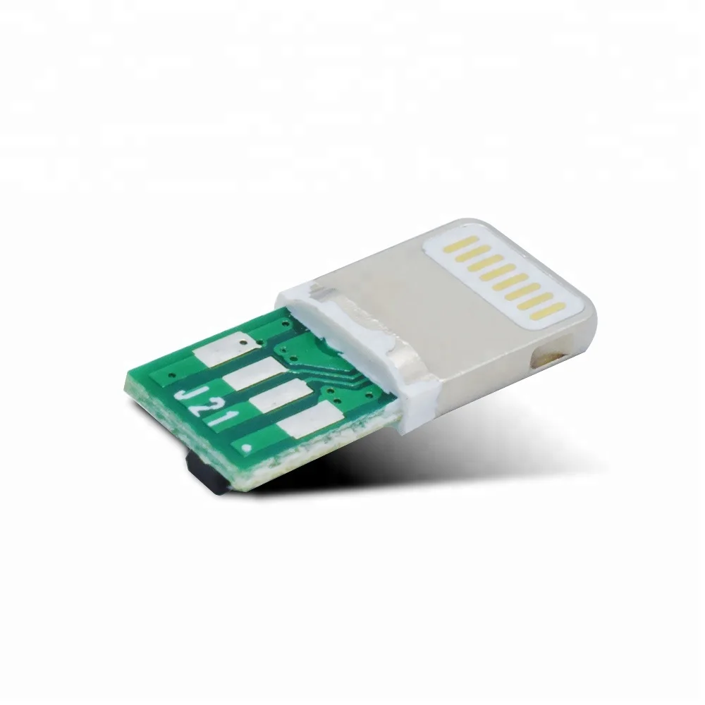 5ic 6ic 9ic Factory 4pin Lightning Connector Male with PCB for C48 C75 MFI iPhone 13/12/11