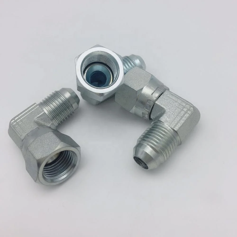 2J9 Ningbo Hydraulic Hose Adapter High Quality Male Female 90 Degree Elbow Hydraulic Hose Fitting Adapter