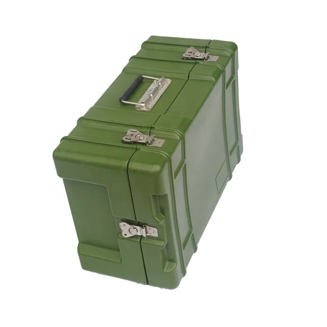 
Waterproof durable plastic computer case with handle 