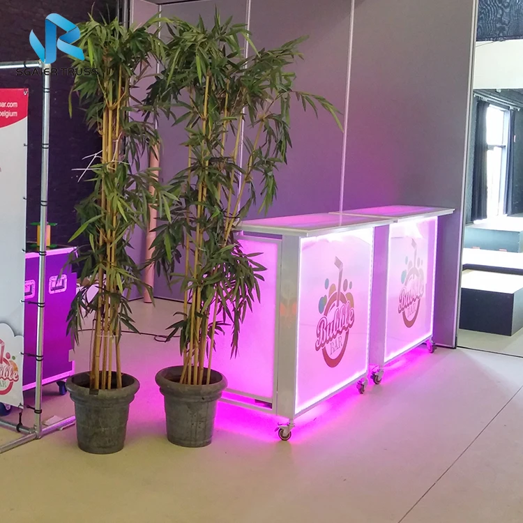 High Quality Mobile Portable Bar Counter With Wheels