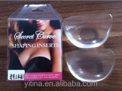 
Three-dimentional 100%Silicone Bra Insert/ Bra enhanced Silicone pads BI23 