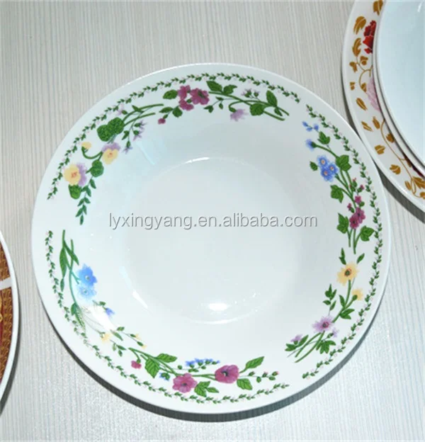 factory direct ceramic soup plates /porcelain dishes for homerware,6'-9'wholesale dinner plate,made in China plate