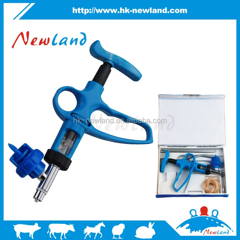 NL114 Adjustable continuous injector continuous veterinary vaccine for pigs cow sheep animal syringe
