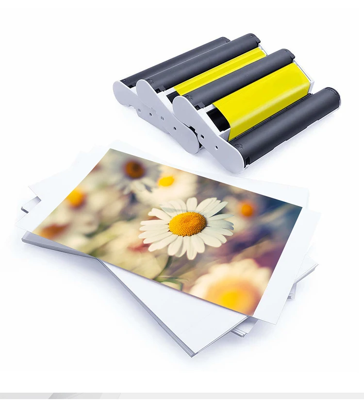 photo paper compatible selphy printer ribbon and paper set for kp 108in selphy cp1200