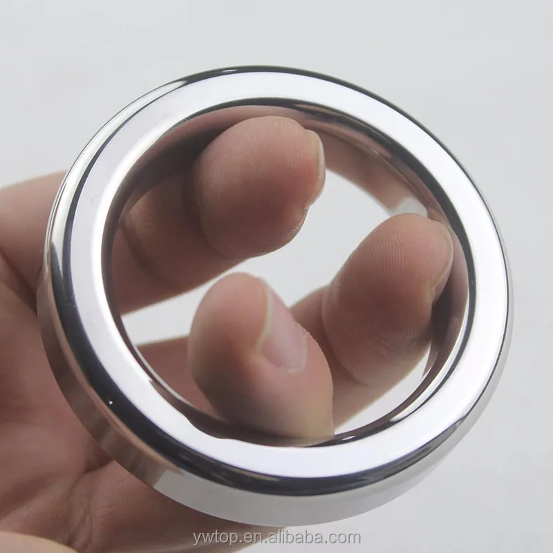 VLE VLE Metallic Male Delay Time Penis Ring Stainless Steel Diameter 47/44/41/38mm