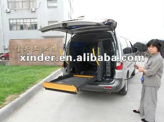 WL-D-880U Dual Arm Electric and Hydraulic Disabled lift table Wheelchair Lift for Van and Minivan with CE