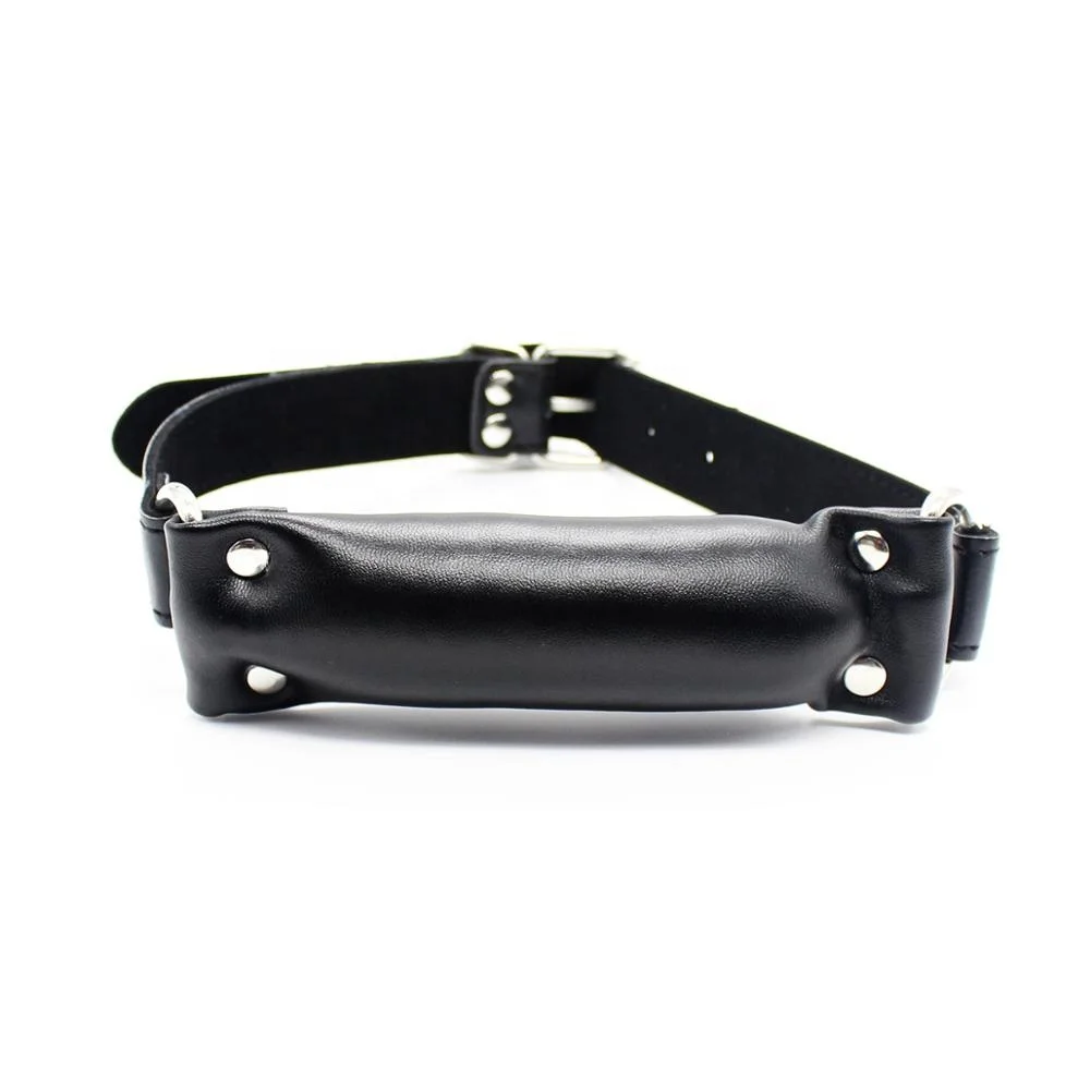 Soft Leather Padded Pillow Mouth Gag,Slave Dog Bone Harness Bite Gag Pony Play,Sex Toys For Couple Sex Products