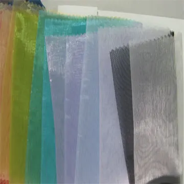 
Fashionable New Design Fabric 100% nylon plain dyed Organza for wedding dress 