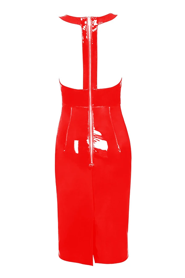 MOQ 1PC 2019 new arrival latex dress sexy pvc pictures women in leather lingerie sexy pvc dress