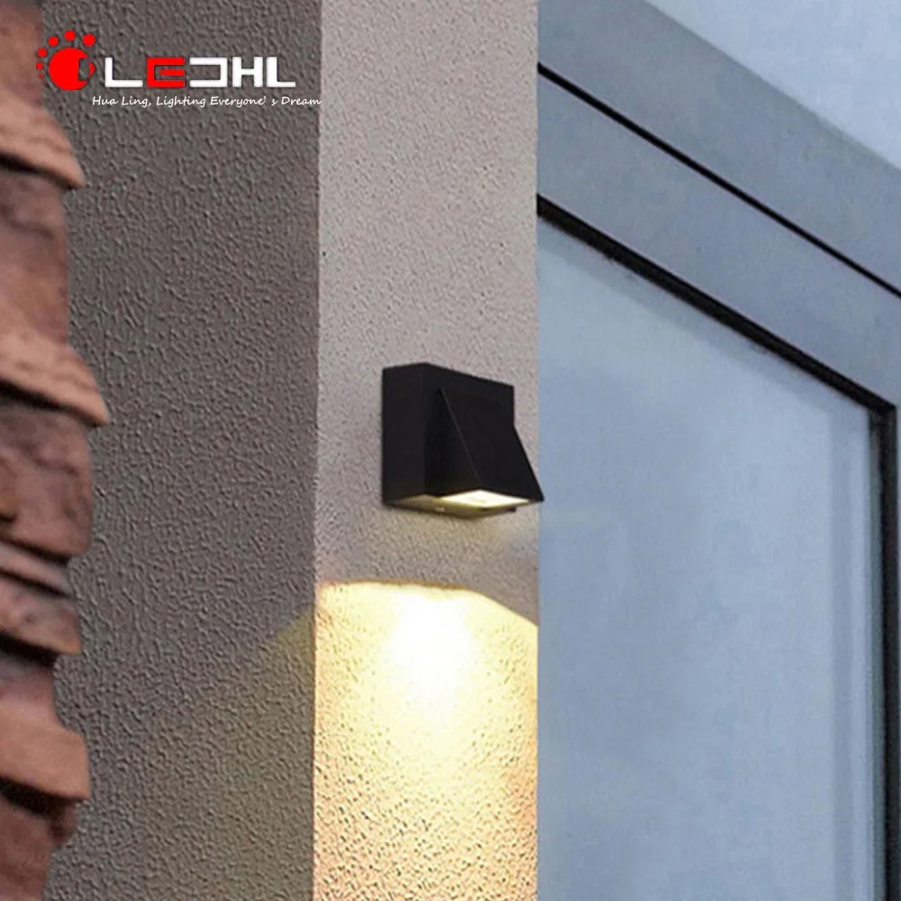 IP65 waterproof led wall light square wall lighting fixture wall mounted led light