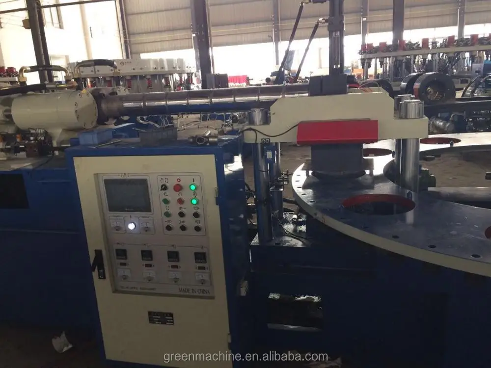
Rotary type PVC lady shoe making machine /High quality PVC crystal slipper and sandals injection moulding machine 