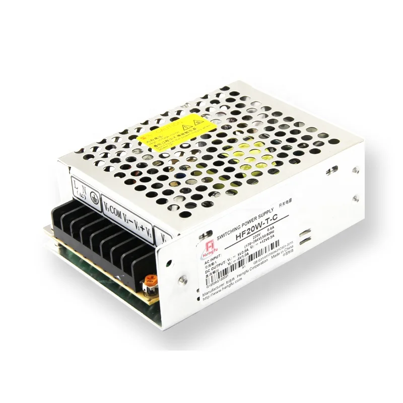 HF20W-T-C  Hengfu  5V2A +12V0.5A -5V1A   SMPS triple output AC DC switching power supply