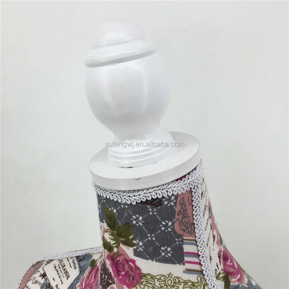 Upper Body Cover Finish Chinese Style Cotton Print Inside Foam Material Half-body Dummy Mannequin Display Women Model