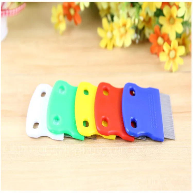 2022 NEW Arrival Pet cleaning stainless steel lice comb flea and tick comb for small dogs