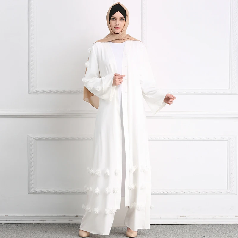 New arrival 2019 islamic clothing Muslim women clothes soft crepe beautiful long abaya dress