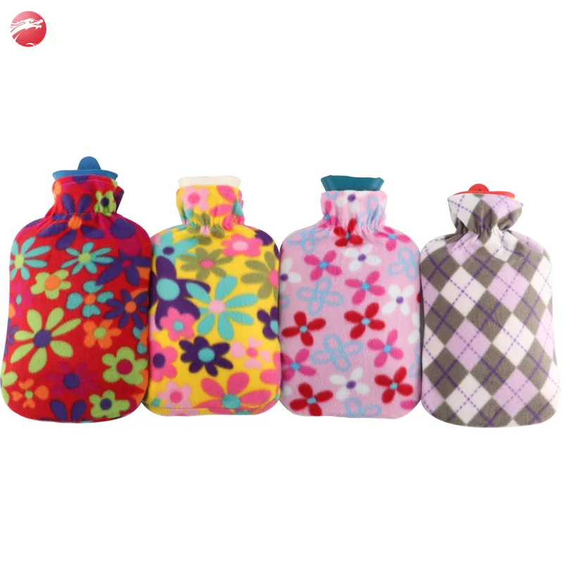 
Factory direct sales 2000Ml Rubber Hot Water Bag Hot water Bottle With Cover 