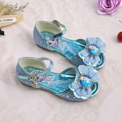 Сандалии для девочек, новинка 2019, модная летняя детская обувь принцессы, детские сандалии со стразами, романтика, романтика, любовь