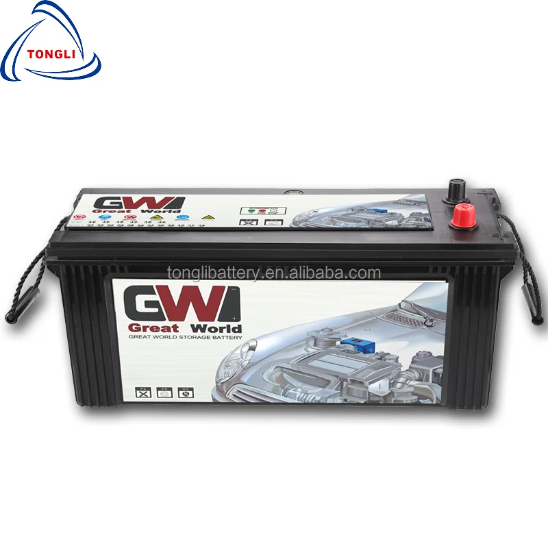 12v N120 Mf 120ah For Jis Hot Selling Battery Car For High Quality Car Korean Batteries Use For Truck