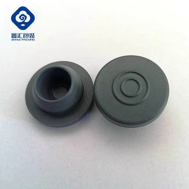 High quality 20mm bro-butyl rubber stoppers for injection antibiotics powder vial