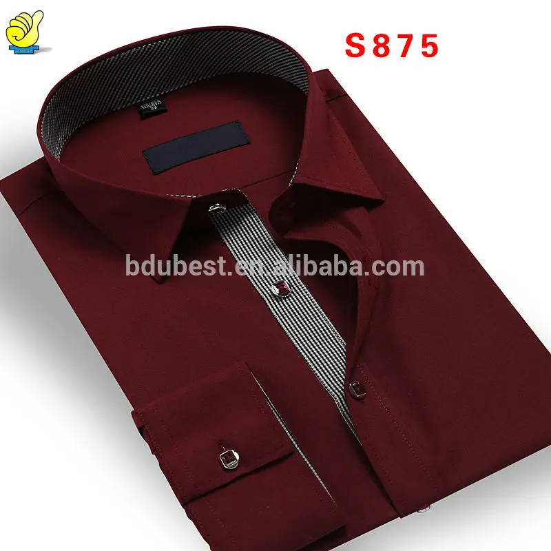 бургундии дизайна муёские рубашки рубашки