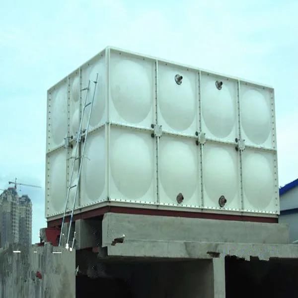 Fiberglass Water Reservoir Storage Tank FRP SMC GRP Insulated Water Storage Tank for Rain Water Food Grade Storage