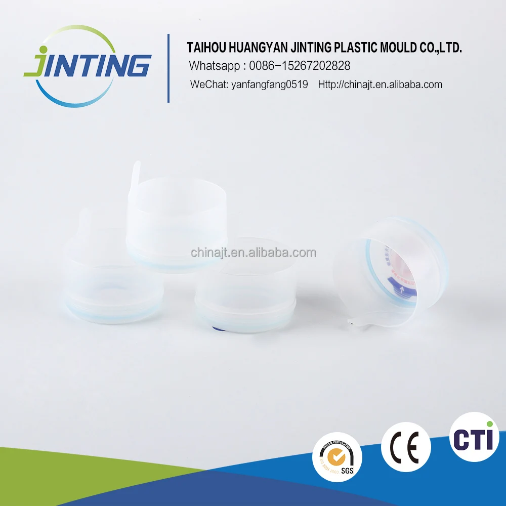 
silicon rubber non-spill disposable plastic PET mineral water bottle caps doouble color 