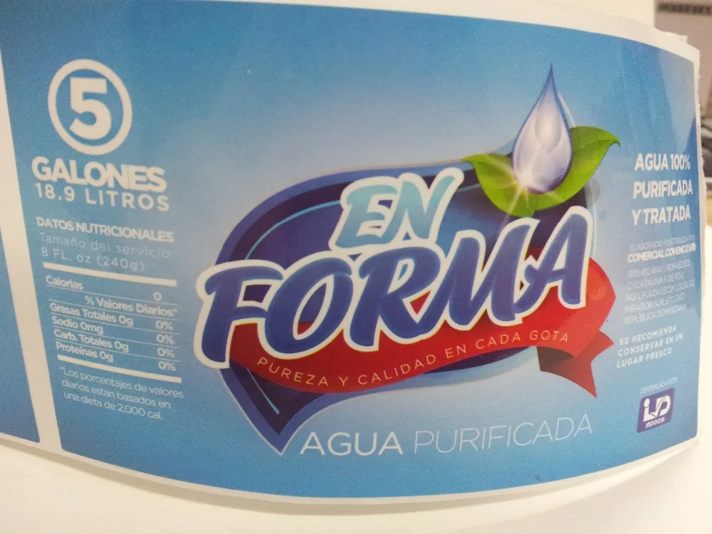 76mm vinyl core vinyl/pvc/BOPP waterproof permanent adhesive roll label sticker