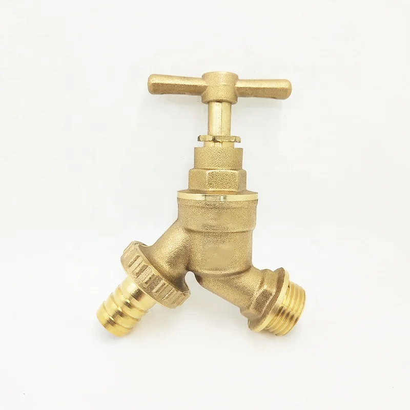 DZR латунный наружный садовый шланг, соединительный слюнявчик, 1/2 дюйма X 3/4 дюйма BSP