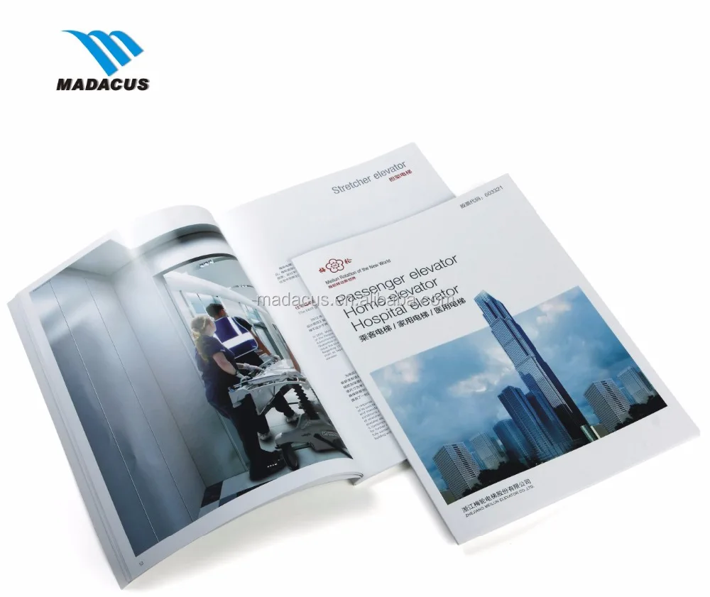 Custom low price A3 A4 A5 perfect binding book or Brochure / Leaflet / flyers/ Catalogue Printing