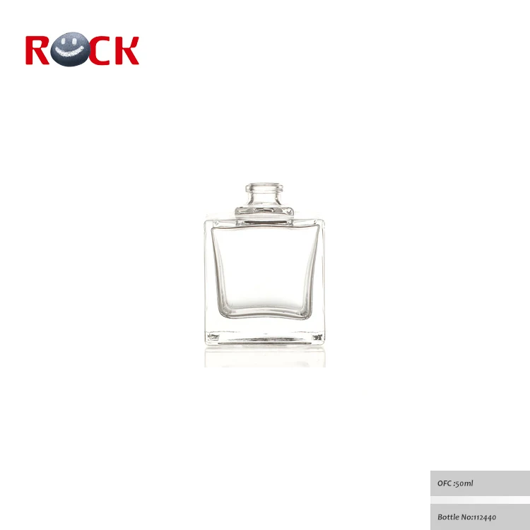 50 мл мужской квадратный флакон-распылитель для духов с черной крышкой