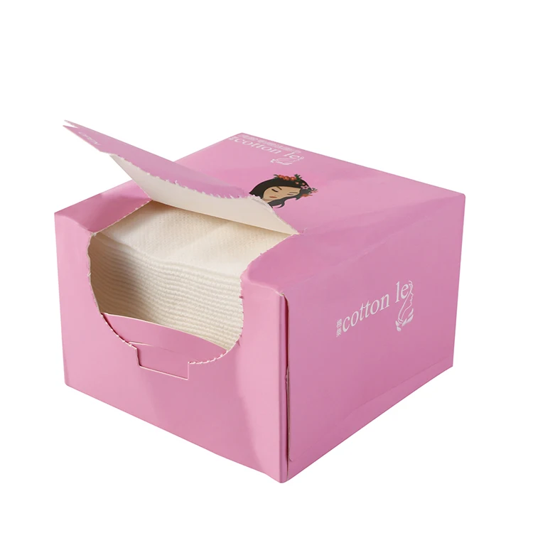 Custom printed disposable soft cotton facial tissue wipes brands names tissue raw material box paper jumbo roll