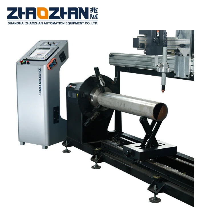 CNC Plasma Pipe Cutter 2 Axis automatic pipe cutting machine