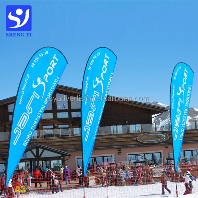 mockup free custom promotional feather flag wind banner