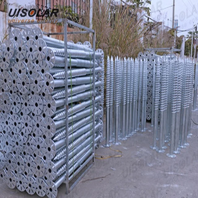 Горячеоцинкованный заземляющий винт с фланцем сверху