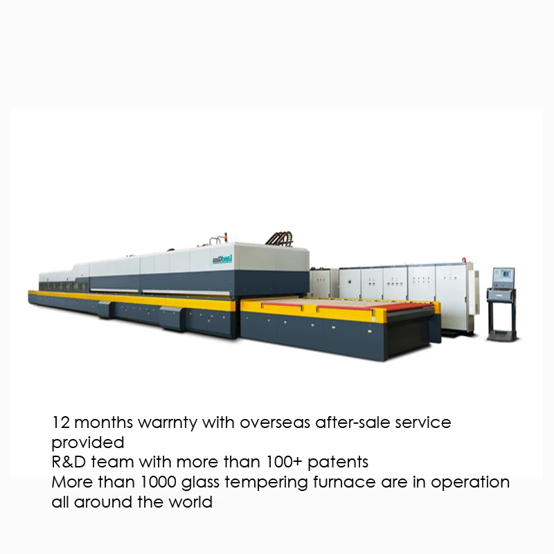 
LandGlass Horizontal Flat Glass Tempering Production furnace Glass Toughening Machine Price 
