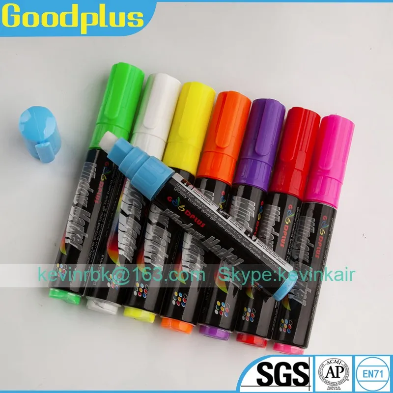 2018 hot new wholesale chalk private label wet erase marker/fabric marker pen