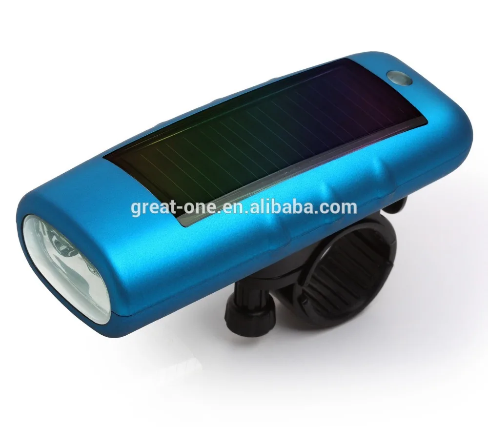 Solar Bike Light With Eletronic Ring