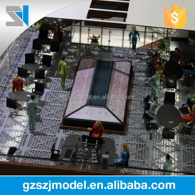 Аутентичные центром торговли архитектура масштабных моделей