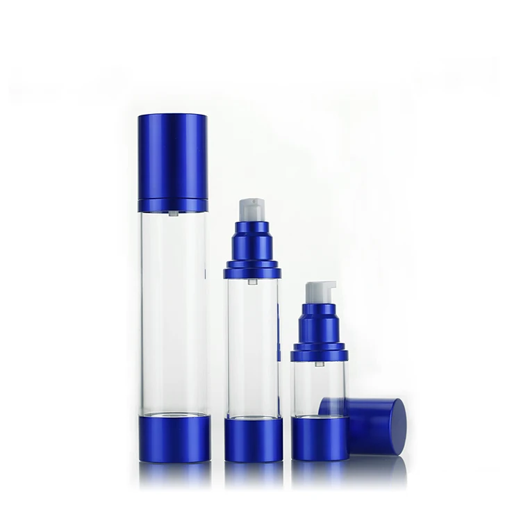 
10ml 30ml 60ml 100ml 120ml 200ml Aluminum Cap Round Airless Pump Spray Serum Body Lotion Bottle WSZ 