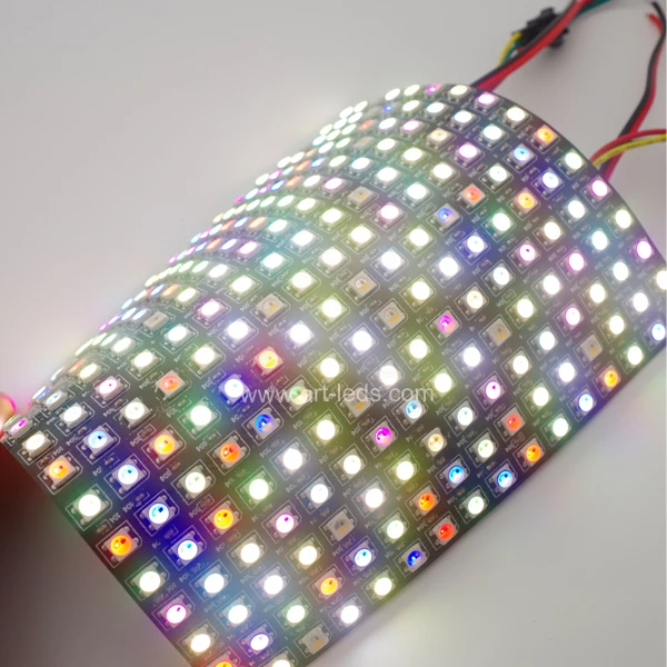 
Digital rgbw led display 8 x 32 apa102c ip65 matrix 