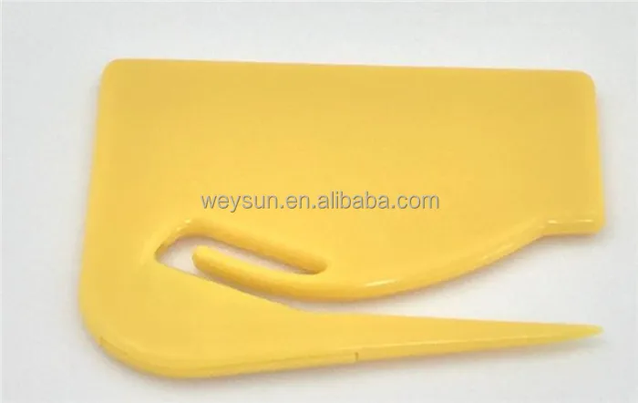 Прочный пластиковый Открыватель конвертов с надписью, мини нож для письма, офисное оборудование, безопасный резак для бумаги BladeDHL, бесплатная доставка