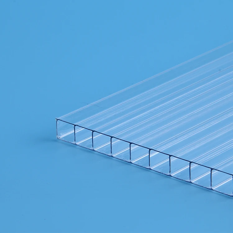 8mm UV  Clear Transparent Polycarbonate roofing panels greenhouse polycarbonate sheets
