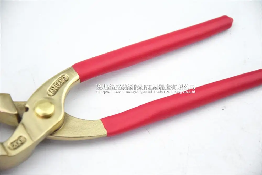 
Non sparking craft pincer Hand Tools-Carpentar Plier (aluminum bronze /beryllium copper )200mm 8inch 