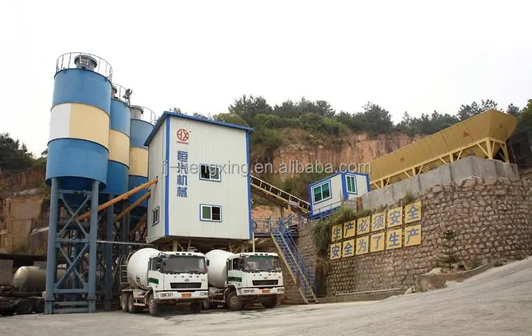 HZS50 Concrete Mixing Plant Road Works Beton Mixing Plant Price Modular Concrete Mixing Plant Factory