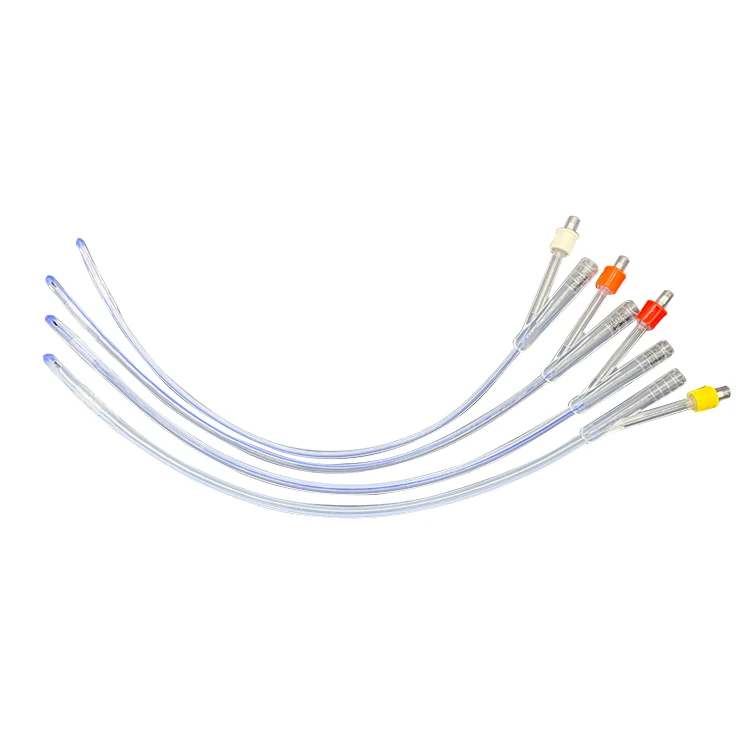 
CE ISO13485 certified silicone material all silicone foley catheter 3 way silicone foley catheter 