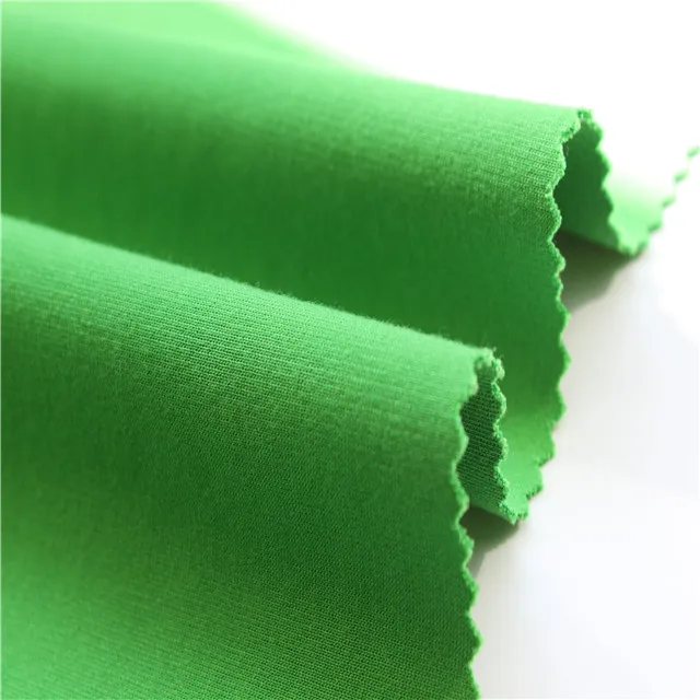 Heavy Weight spandex Solid Dyed viscose nylon elastane  punto roma knit fabric for Trousers